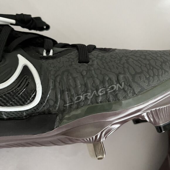 Nike Alpha Huarache NXT Black Metal Baseball Cleats Men’s Size 7.5 (DJ6517-010) - Picture 4 of 13